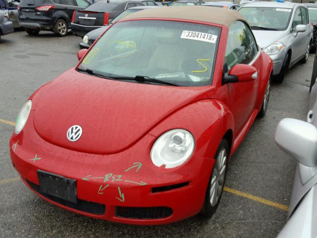 3VWRG31Y08M409484 - 2008 VOLKSWAGEN NEW BEETLE 红色 照片 2