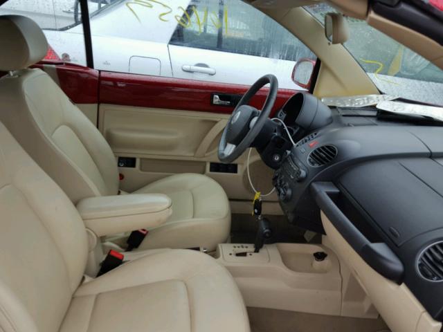 3VWRG31Y08M409484 - 2008 VOLKSWAGEN NEW BEETLE 红色 照片 5