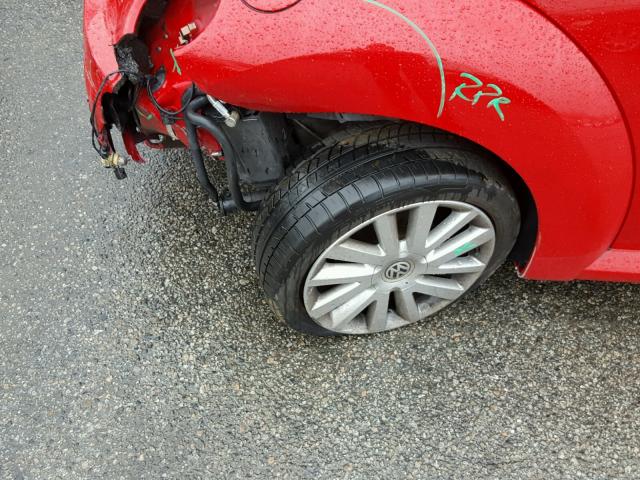 3VWRG31Y08M409484 - 2008 VOLKSWAGEN NEW BEETLE 红色 照片 9