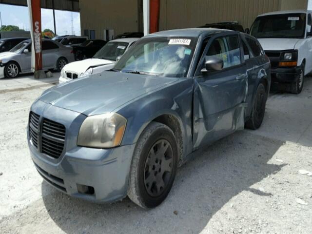 2D4FV47T66H155078 - 2006 DODGE MAGNUM SE GREEN photo 2