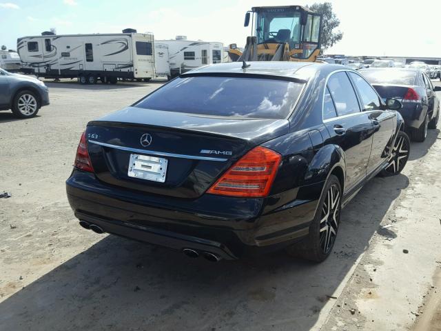 WDDNG77X49A270357 - 2009 MERCEDES-BENZ S 63 AMG BLACK photo 4