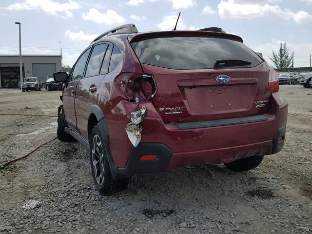 JF2GPAAC5H9209347 - 2017 SUBARU CROSSTREK RED photo 3