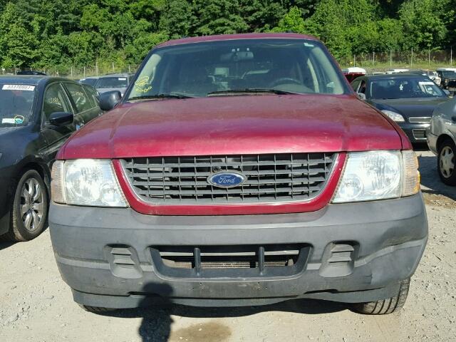 1FMZU62K93UC28908 - 2003 FORD EXPLORER X RED photo 9