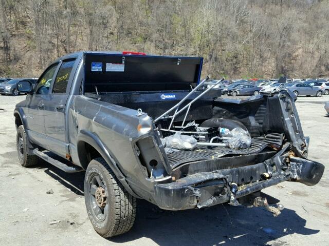 1D7KS28D15J528465 - 2005 DODGE RAM 2500 S GRAY photo 3
