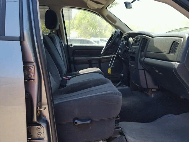 1D7KS28D15J528465 - 2005 DODGE RAM 2500 S GRAY photo 5