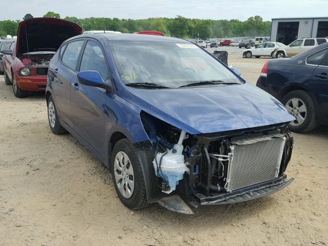 KMHCT5AE4GU253025 - 2016 HYUNDAI ACCENT SE BLUE photo 1