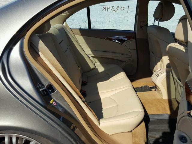 WDBUF87X38B357883 - 2008 MERCEDES-BENZ E 350 4MAT BEIGE photo 6