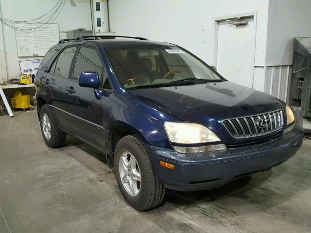 JTJGF10U620132301 - 2002 LEXUS RX 300 BLUE photo 1