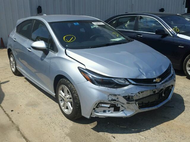 3G1BE6SMXHS560585 - 2017 CHEVROLET CRUZE LT BLUE photo 1