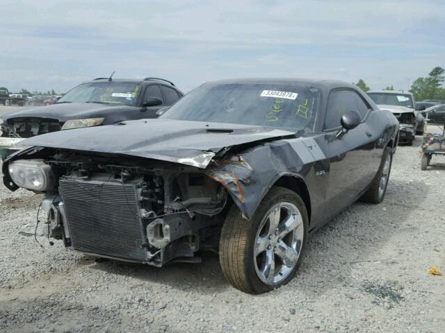 2C3CDYBT3EH293858 - 2014 DODGE CHALLENGER BLACK photo 2