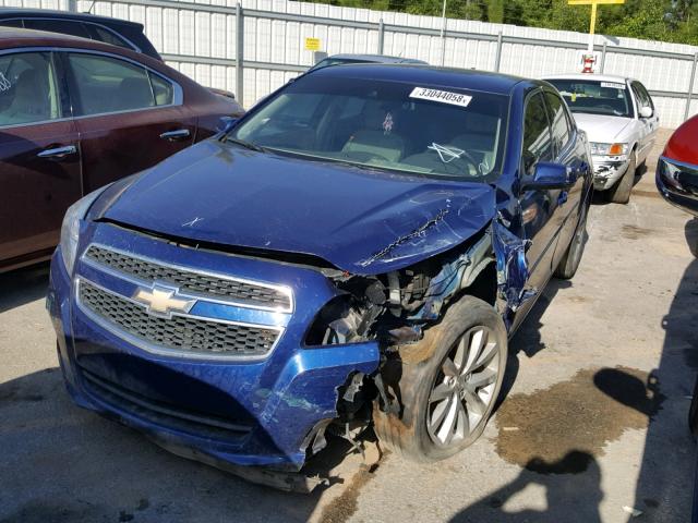 1G11G5SX7DU149567 - 2013 CHEVROLET MALIBU 3LT 蓝色 照片 2