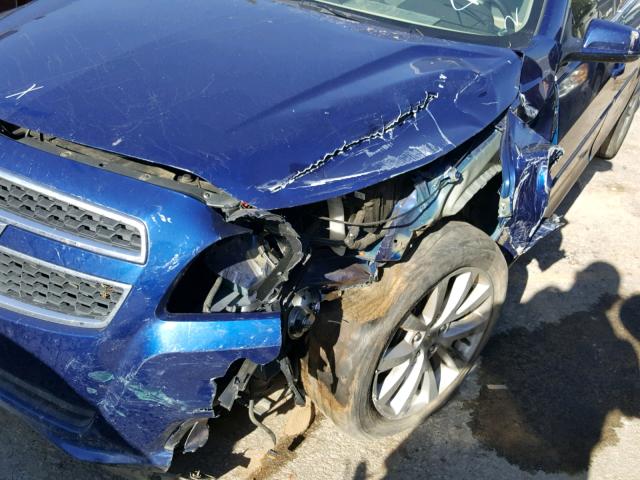 1G11G5SX7DU149567 - 2013 CHEVROLET MALIBU 3LT 蓝色 照片 9