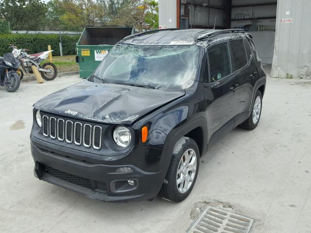 ZACCJABB5JPH05192 - 2018 JEEP RENEGADE L BLACK photo 2