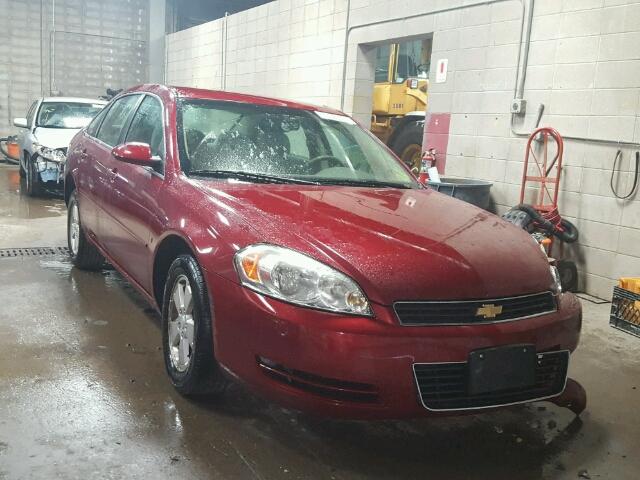 2G1WT58K889276019 - 2008 CHEVROLET IMPALA RED photo 1