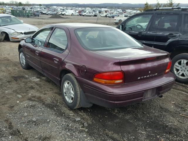 1B3EJ46X0YN219815 - 2000 DODGE STRATUS SE PURPLE photo 3