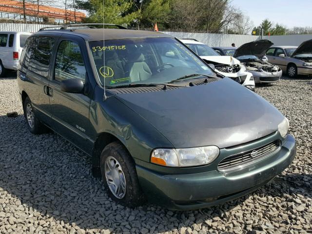 4N2XN11T3YD816829 - 2000 NISSAN QUEST SE GREEN photo 1