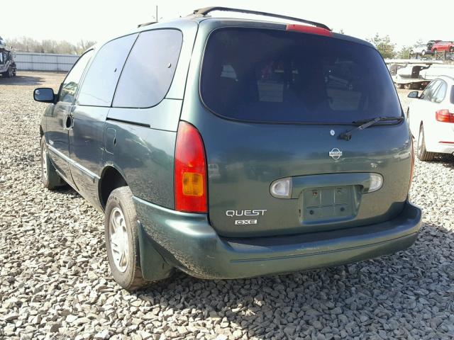 4N2XN11T3YD816829 - 2000 NISSAN QUEST SE GREEN photo 3