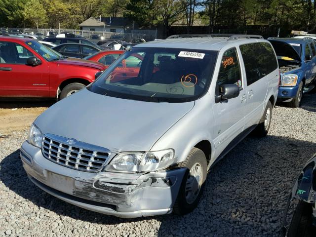 1GNDX13E7YD330448 - 2000 CHEVROLET VENTURE LU SILVER photo 2