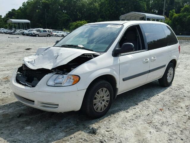 1A4GJ45R77B101510 - 2007 CHRYSLER TOWN & COU WHITE photo 2