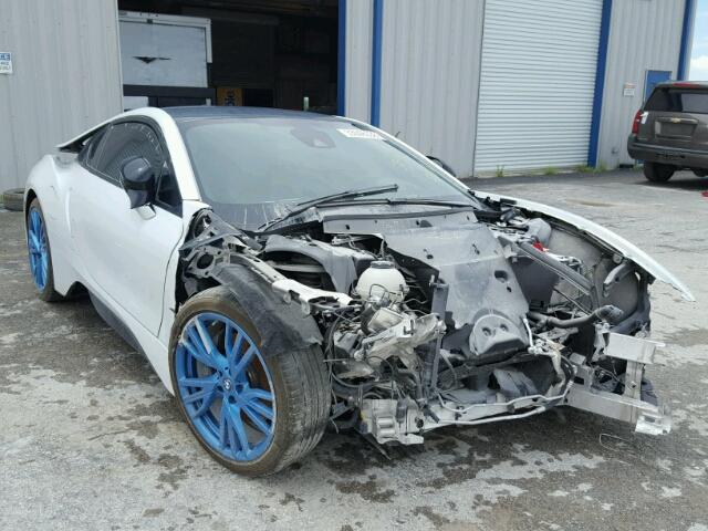 WBY2Z2C57FV391918 - 2015 BMW I8 WHITE photo 1