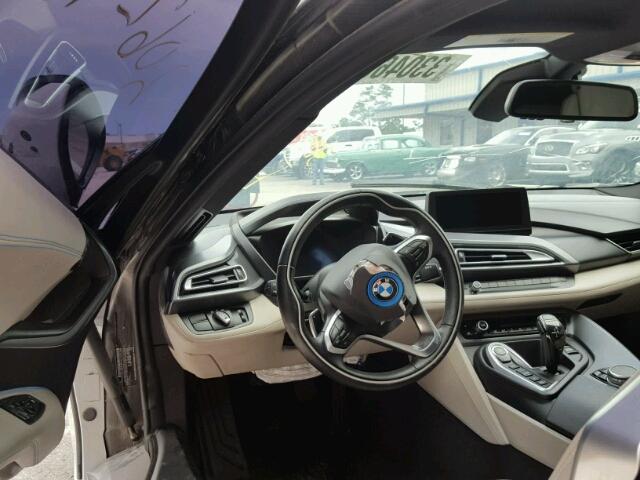 WBY2Z2C57FV391918 - 2015 BMW I8 WHITE photo 9