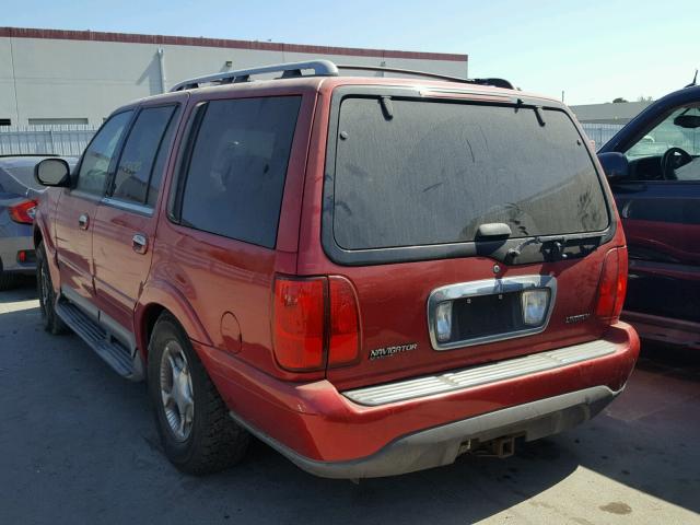 5LMPU28A4XLJ27511 - 1999 LINCOLN NAVIGATOR 红色 照片 3