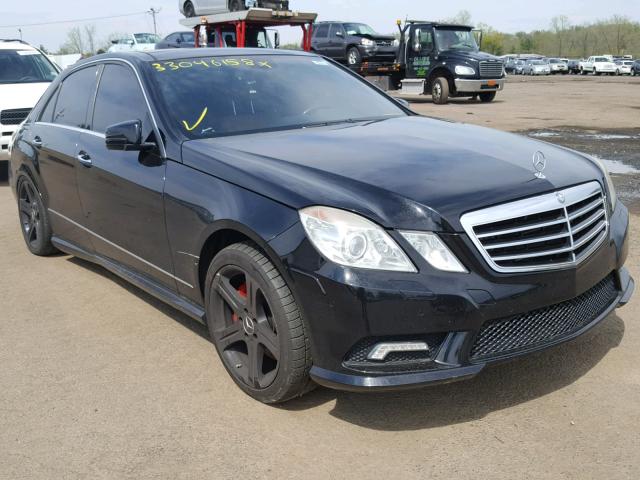 WDDHF7CBXAA158323 - 2010 MERCEDES-BENZ E 550 BLACK photo 1