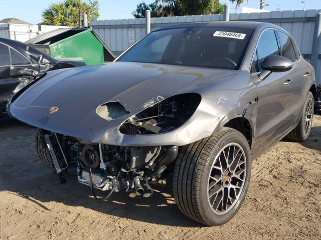 WP1AF2A50FLB47336 - 2015 PORSCHE MACAN TURB CHARCOAL photo 2