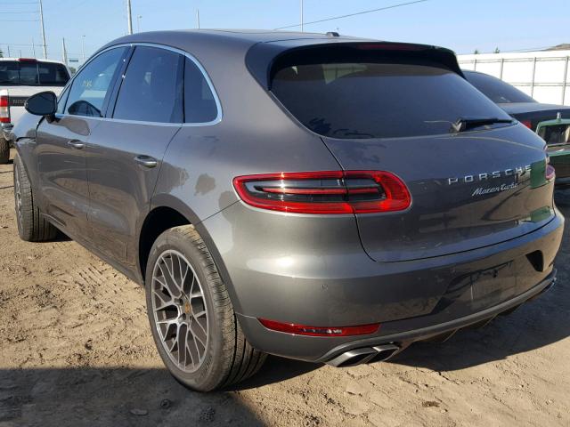 WP1AF2A50FLB47336 - 2015 PORSCHE MACAN TURB CHARCOAL photo 3