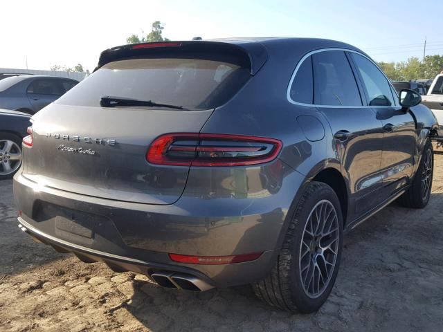 WP1AF2A50FLB47336 - 2015 PORSCHE MACAN TURB CHARCOAL photo 4