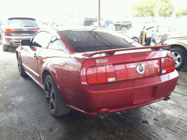 1ZVFT82H265261920 - 2006 FORD MUSTANG GT MAROON photo 3