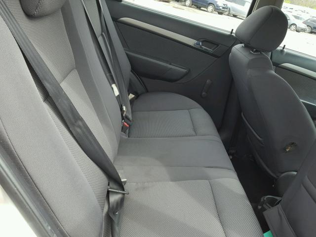 KL1TD56628B248669 - 2008 CHEVROLET AVEO BASE Srebrny zdjęcie 6