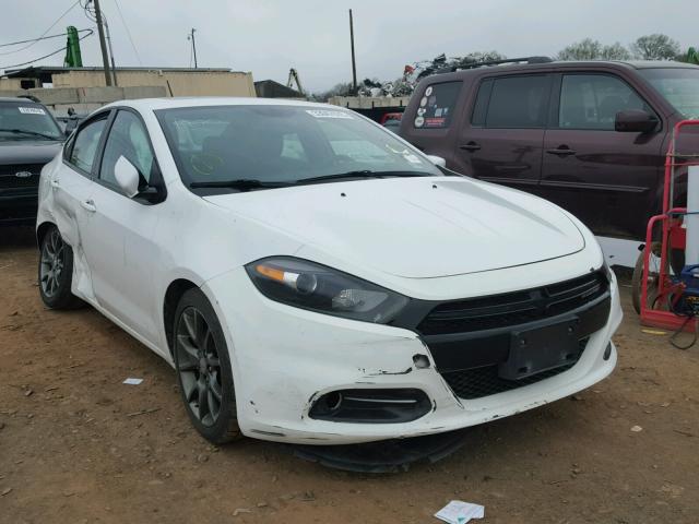 1C3CDFBA3DD181852 - 2013 DODGE DART SXT WHITE photo 1