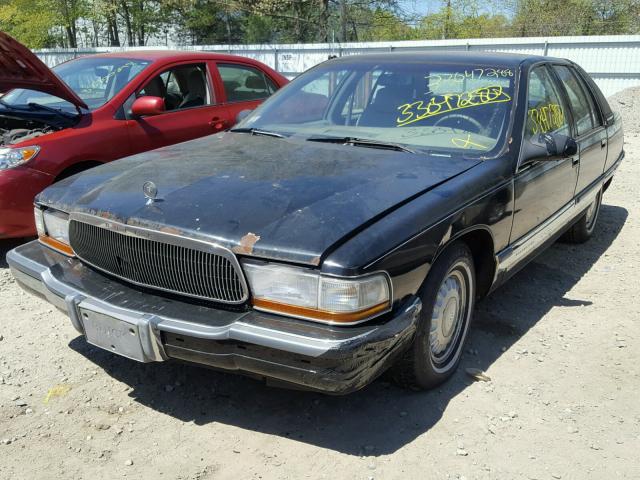 1G4BT52P5TR411798 - 1996 BUICK ROADMASTER BLACK photo 2