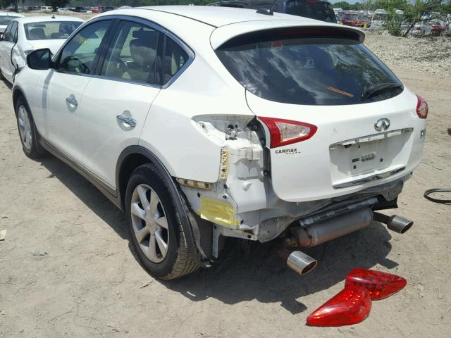 JN1AJ0HP3AM702488 - 2010 INFINITI EX35 BASE WHITE photo 3