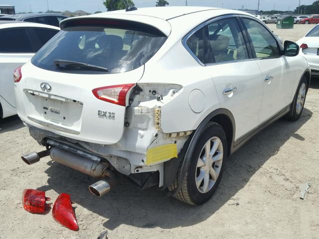 JN1AJ0HP3AM702488 - 2010 INFINITI EX35 BASE WHITE photo 4