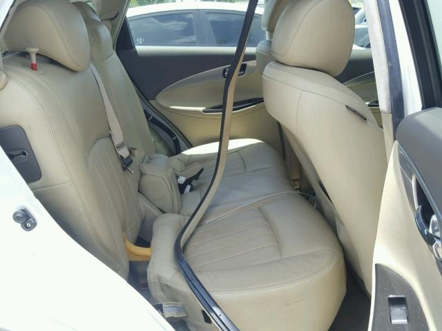 JN1AJ0HP3AM702488 - 2010 INFINITI EX35 BASE WHITE photo 6