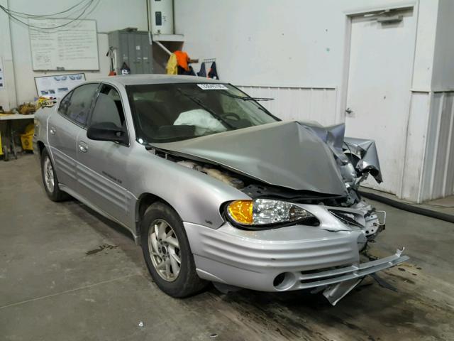 1G2NF52E11M557217 - 2001 PONTIAC GRAND AM S SILVER photo 1
