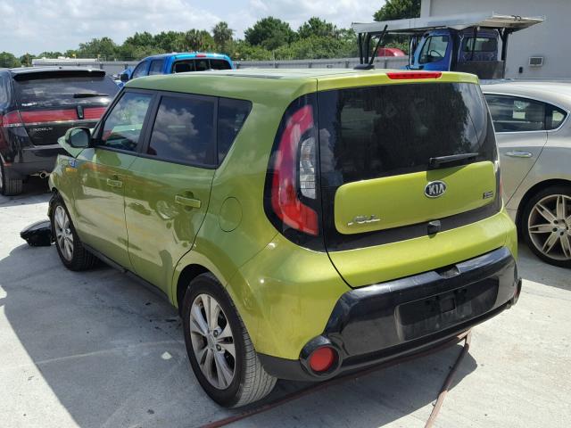 KNDJP3A51G7837580 - 2016 KIA SOUL + GREEN photo 3