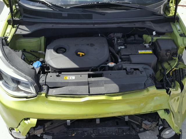 KNDJP3A51G7837580 - 2016 KIA SOUL + GREEN photo 7