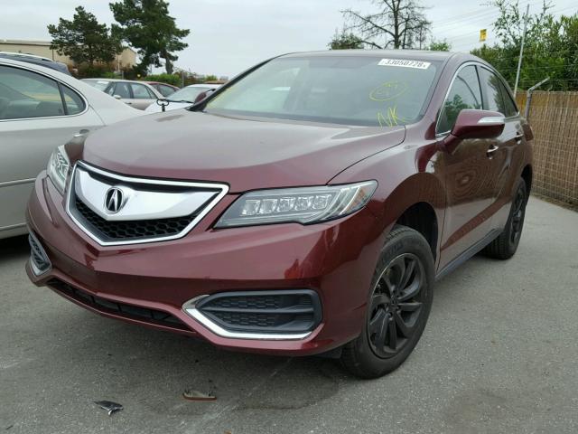 5J8TB3H33GL007073 - 2016 ACURA RDX BASE BURGUNDY photo 2