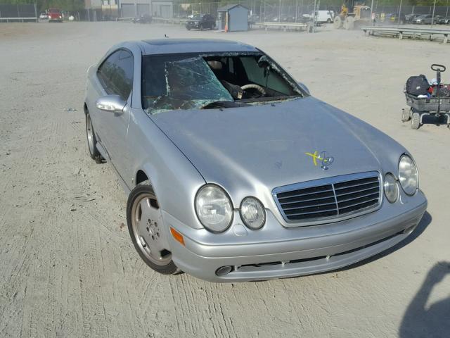 WDBLJ74G11F186350 - 2001 MERCEDES-BENZ CLK 55 AMG SILVER photo 1