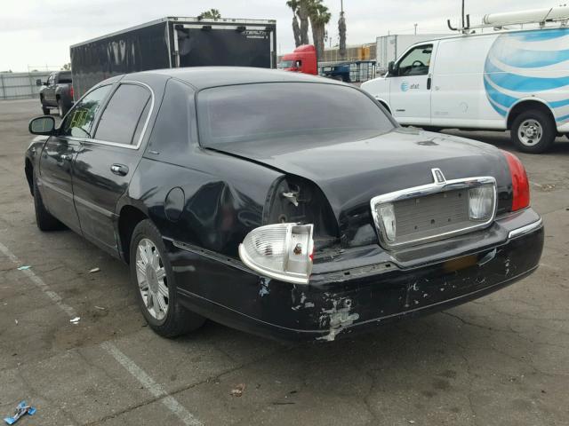 2LNHM82V99X614764 - 2009 LINCOLN TOWN CAR S BLACK photo 3