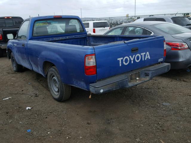 JT4JM11D7T0013526 - 1996 TOYOTA T100 BLUE photo 3