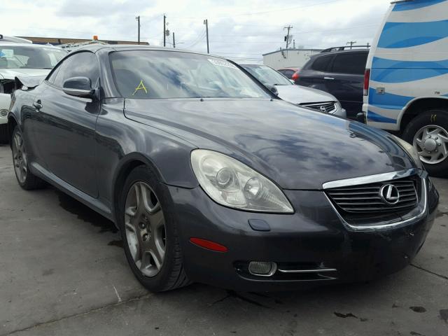 JTHFN48Y169001660 - 2006 LEXUS SC 430 CHARCOAL photo 1