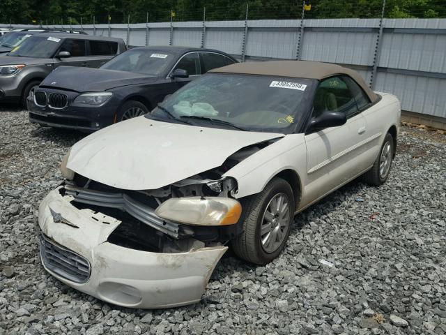 1C3EL75R12N324906 - 2002 CHRYSLER SEBRING GT WHITE photo 2