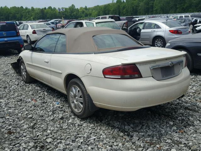 1C3EL75R12N324906 - 2002 CHRYSLER SEBRING GT WHITE photo 3