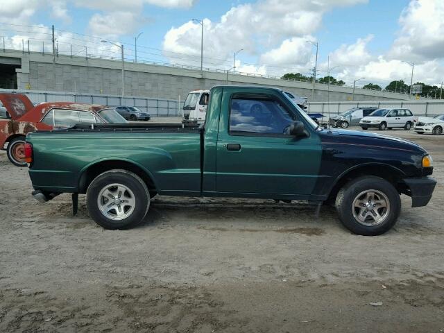 4F4YR12C2YTM10449 - 2000 MAZDA B2500 GREEN photo 10