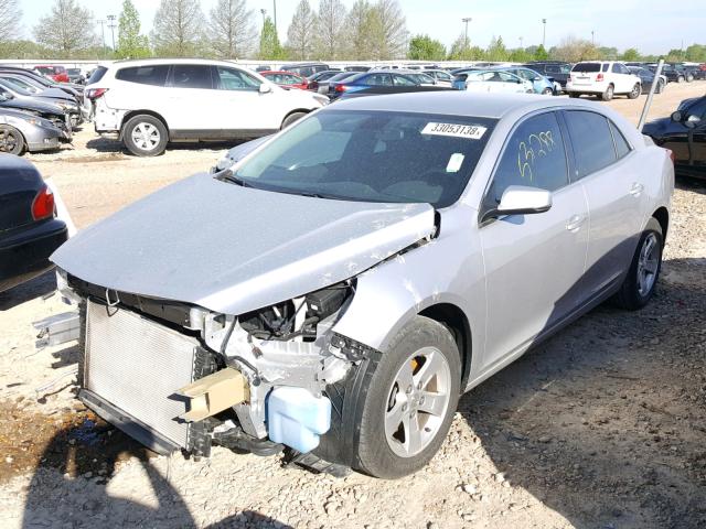 1G11C5SL0EF297705 - 2014 CHEVROLET MALIBU 1LT ვერცხლისფერი ფოტო 2