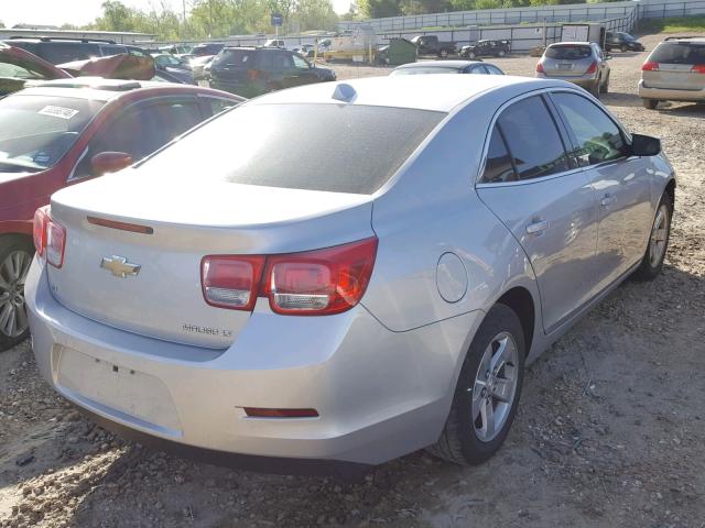 1G11C5SL0EF297705 - 2014 CHEVROLET MALIBU 1LT ვერცხლისფერი ფოტო 4